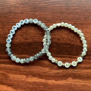 Handmade Inspirational Beaded Bracelets Set